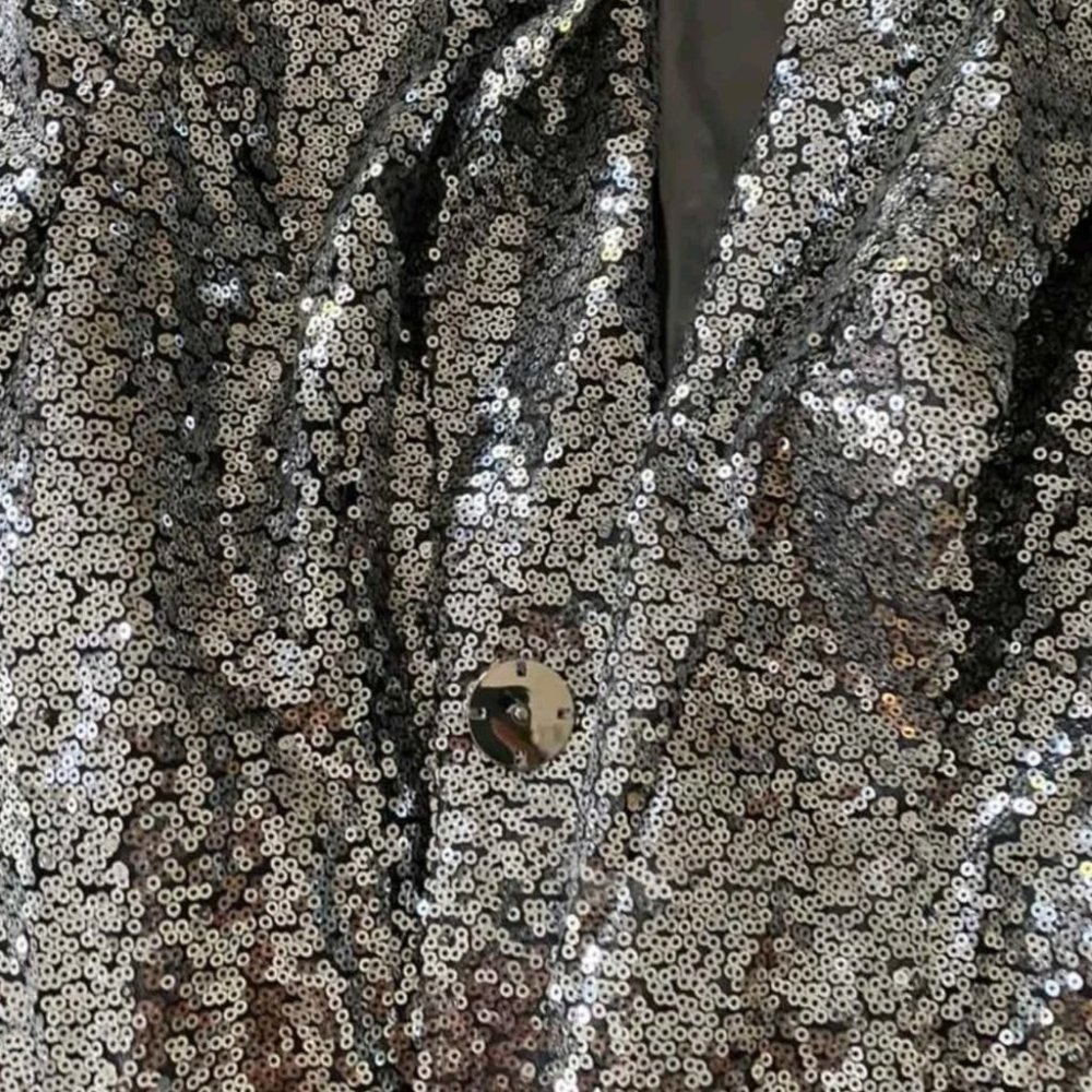 Silver sequin blazer - Picture 7 of 13